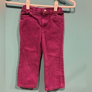 Embellished Pocket Arizona Jean Company Kids Purple Jeans Adjustable Waist